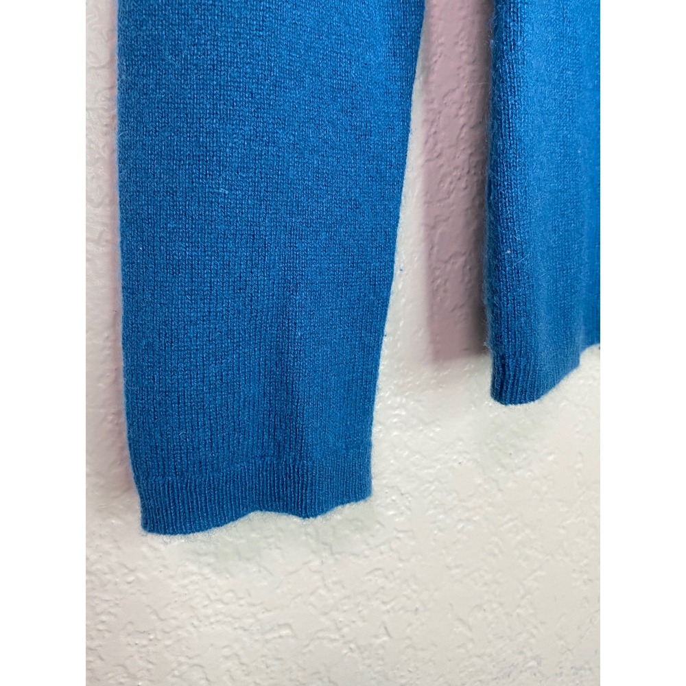 Charter Club Womens Blue 100% Cashmere Turtleneck Sweater Size S 2 Ply Knit - Picture 2 of 8